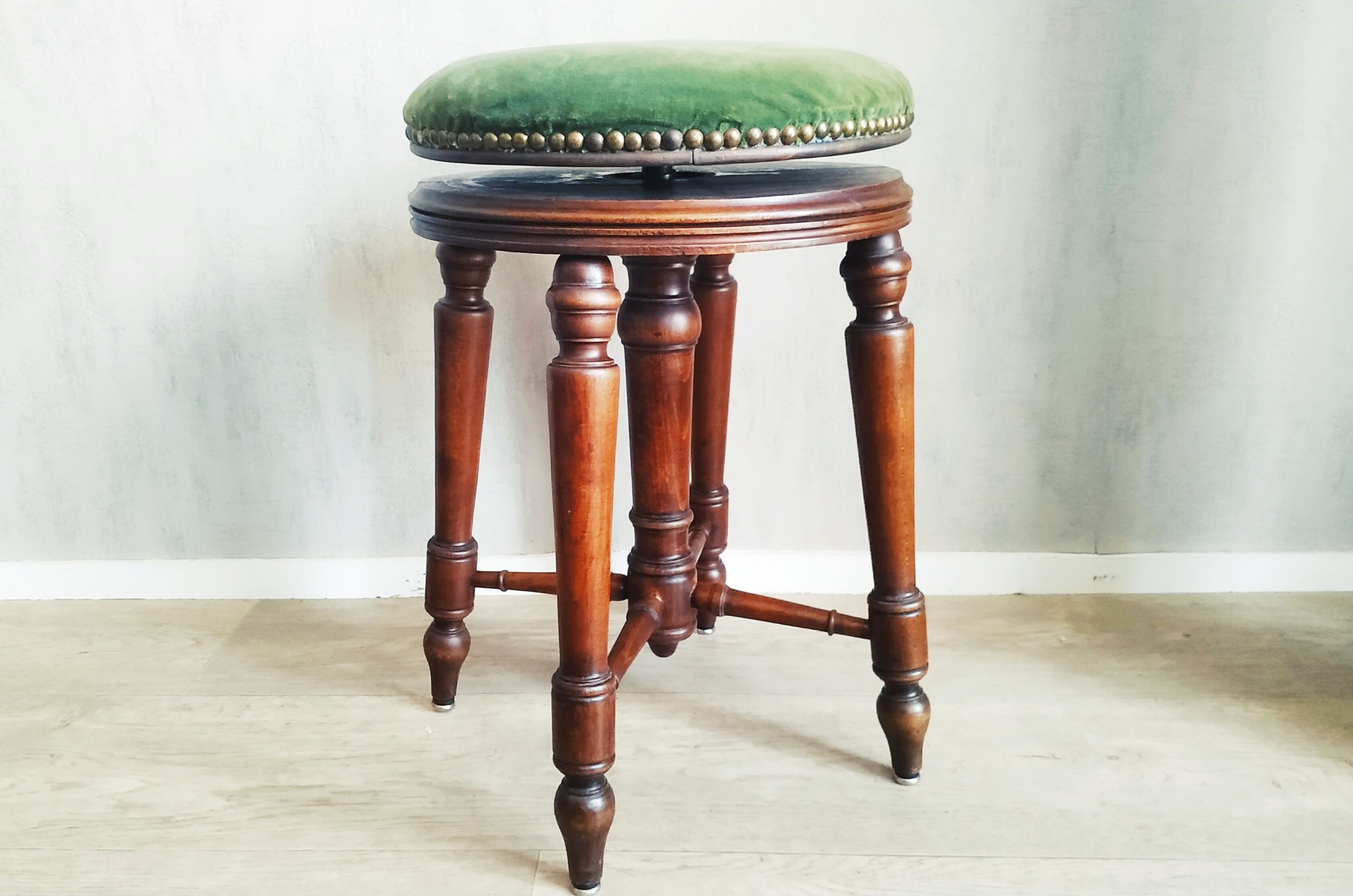 Napoleon III style piano stool