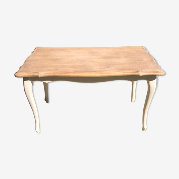 Small solid wooden coffee table