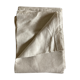 19th-century campaign sheet in fine unbleached linen, reserve linen.