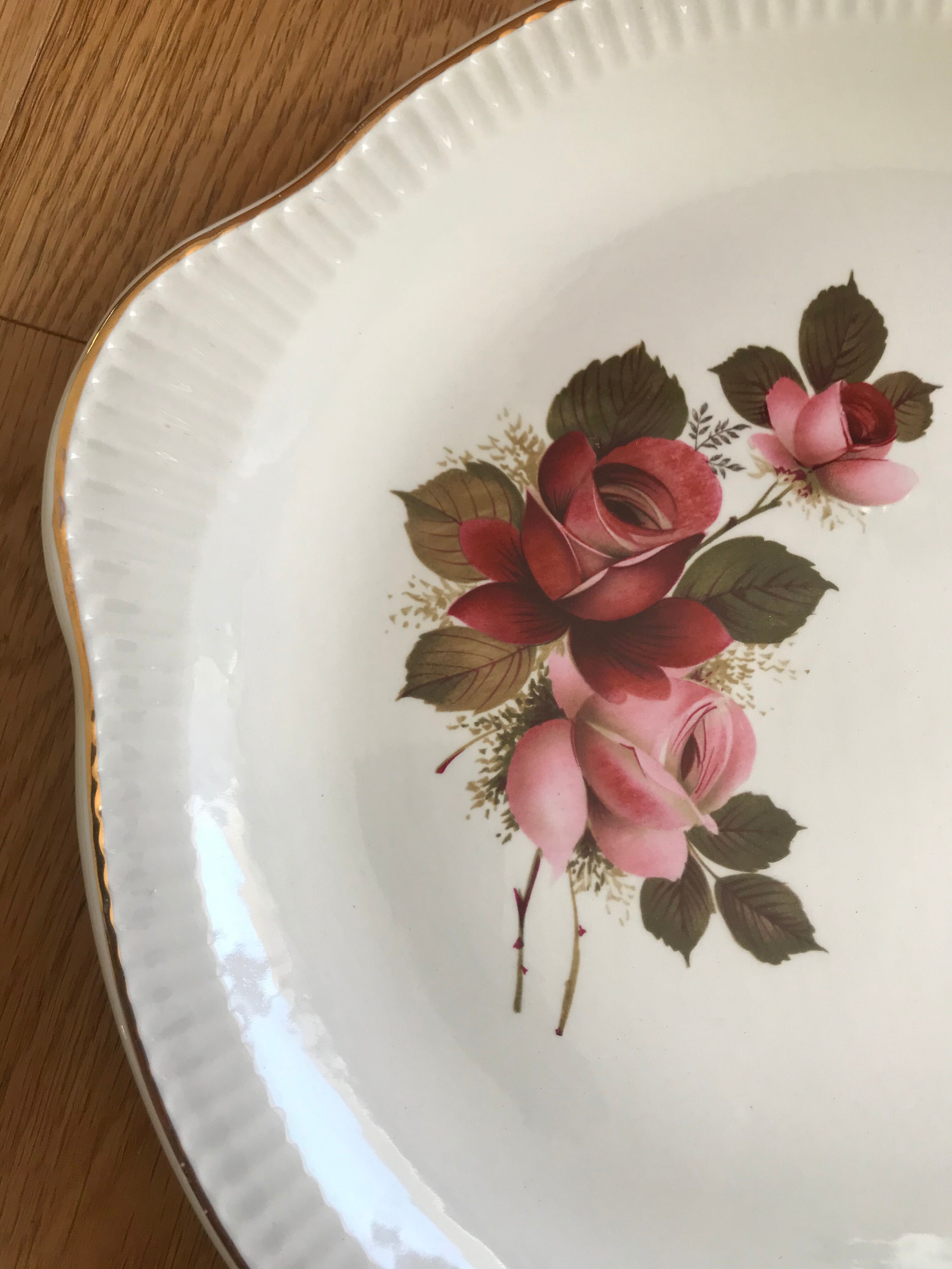 Cake dish Sarreguemines décor Richemond