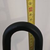 Renovated metal chairs – graphic lines & semi-circular backrest