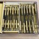 Old vintage knife box