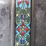 Holy water cross with enamels