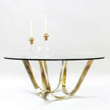 Vintage Coffee Table Design By Roger Sprunger For Dunbar, 1970s
