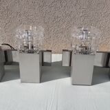 Pair of 70's wall lamps