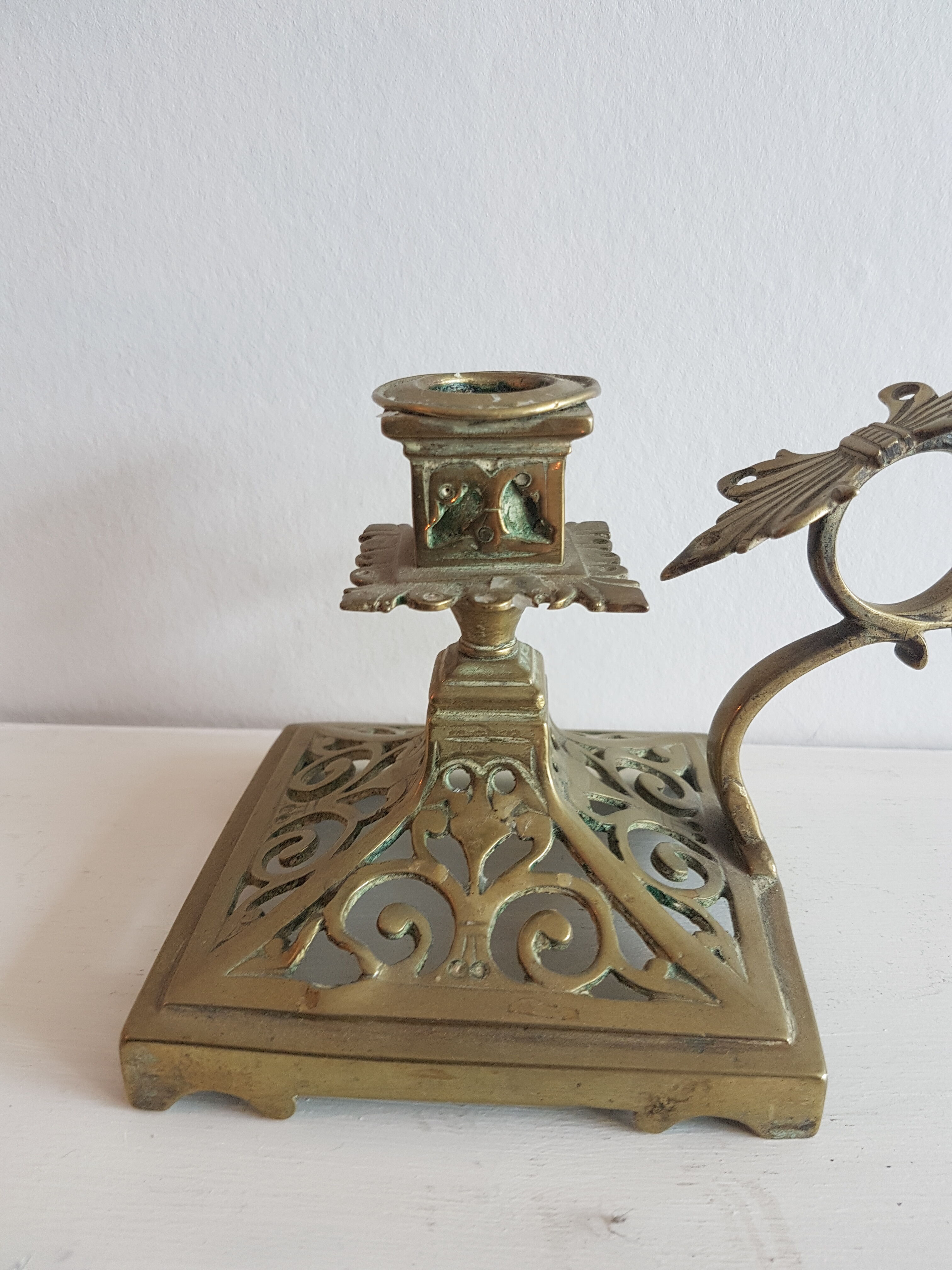 Brass candlestick