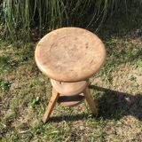 Wooden screw stool