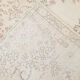 Distressed beige classic carpet 282x193cm