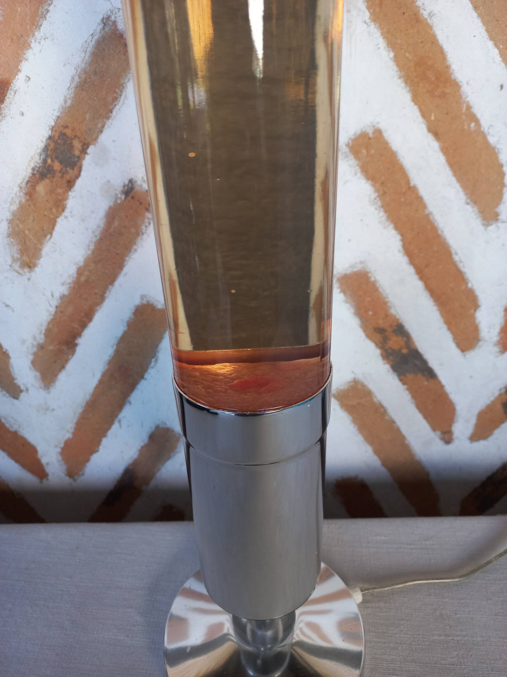 Vintage wax lava lamp