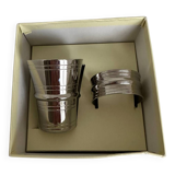 Coffret timbale de naissance & rond de serviette