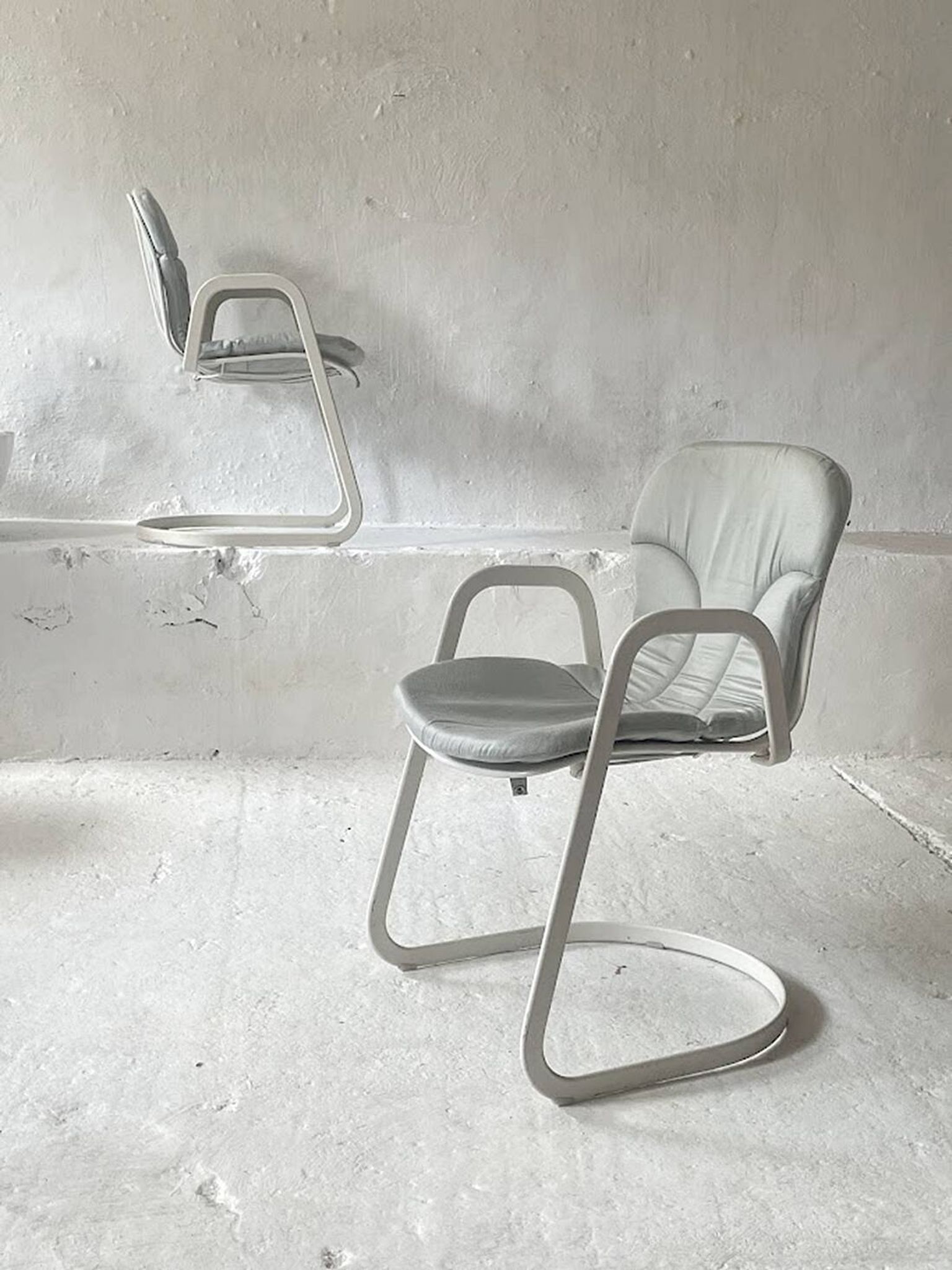Fauteuil de salle à manger Cidue de Willy Rizzo, Italie, années 1970