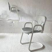 Fauteuil de salle à manger Cidue de Willy Rizzo, Italie, années 1970