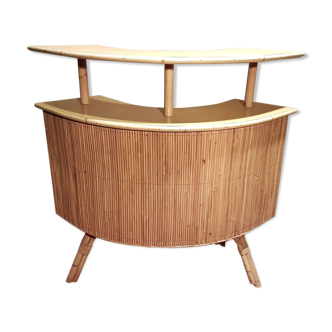 Vintage bamboo bar