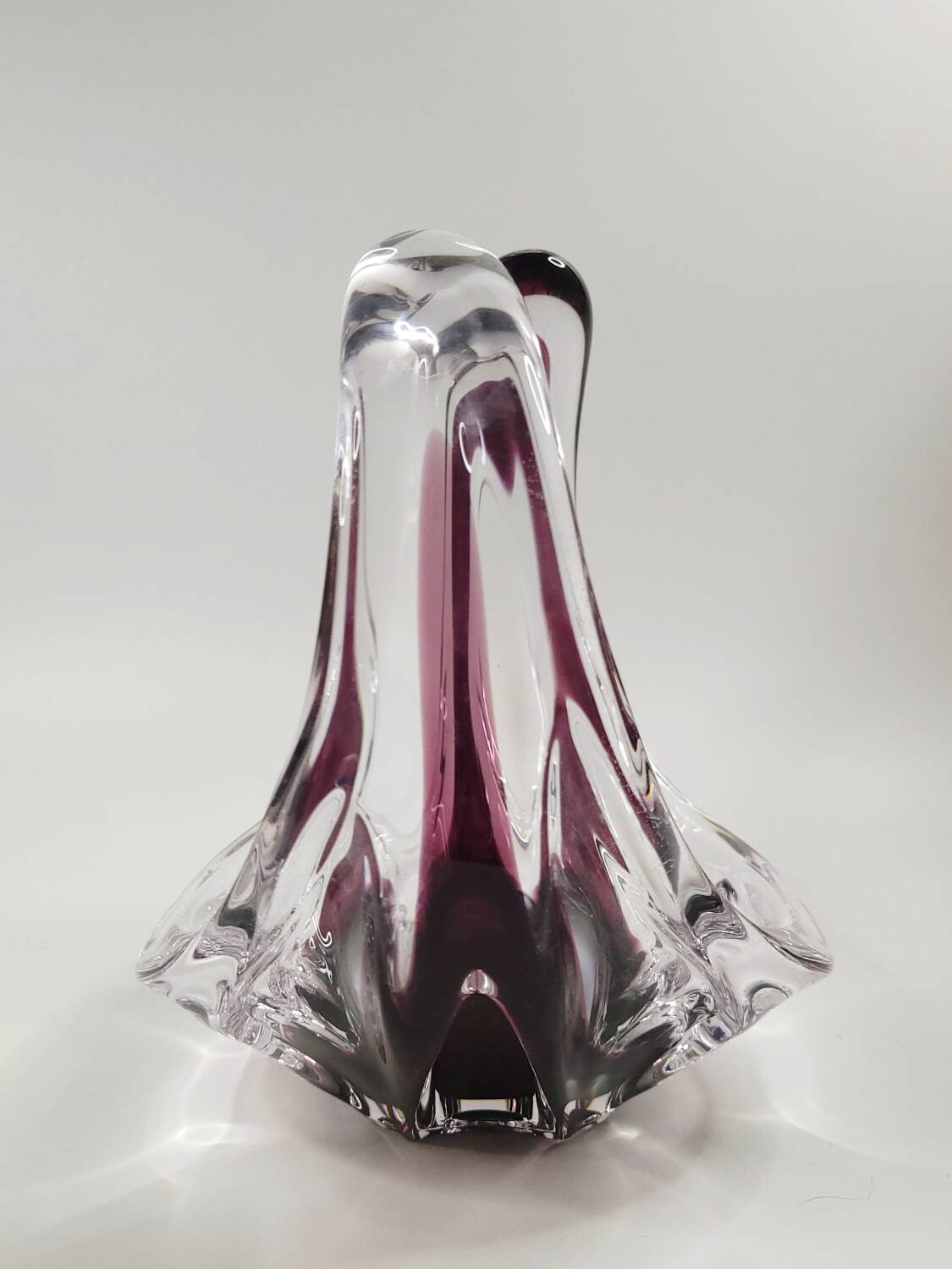 Purple crystal catchall – Sculptural design – 1960s/70s