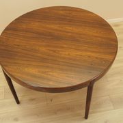 Round rosewood table, Danish design, 1960s, designer: Harry Østergaard, man