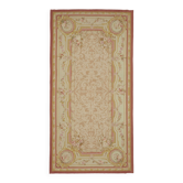 Tapis kilim aubusson vintage européen fait main 201 cm x 405 cm