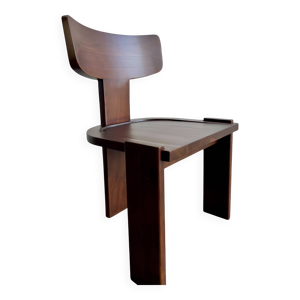 chaise brutale en bois - massif