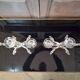 Pair of Murano blown glass chandeliers