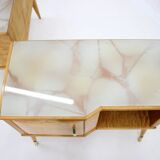 1960s pair of italian bedside tables in high gloss finish