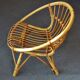 Armchair shell child rattan