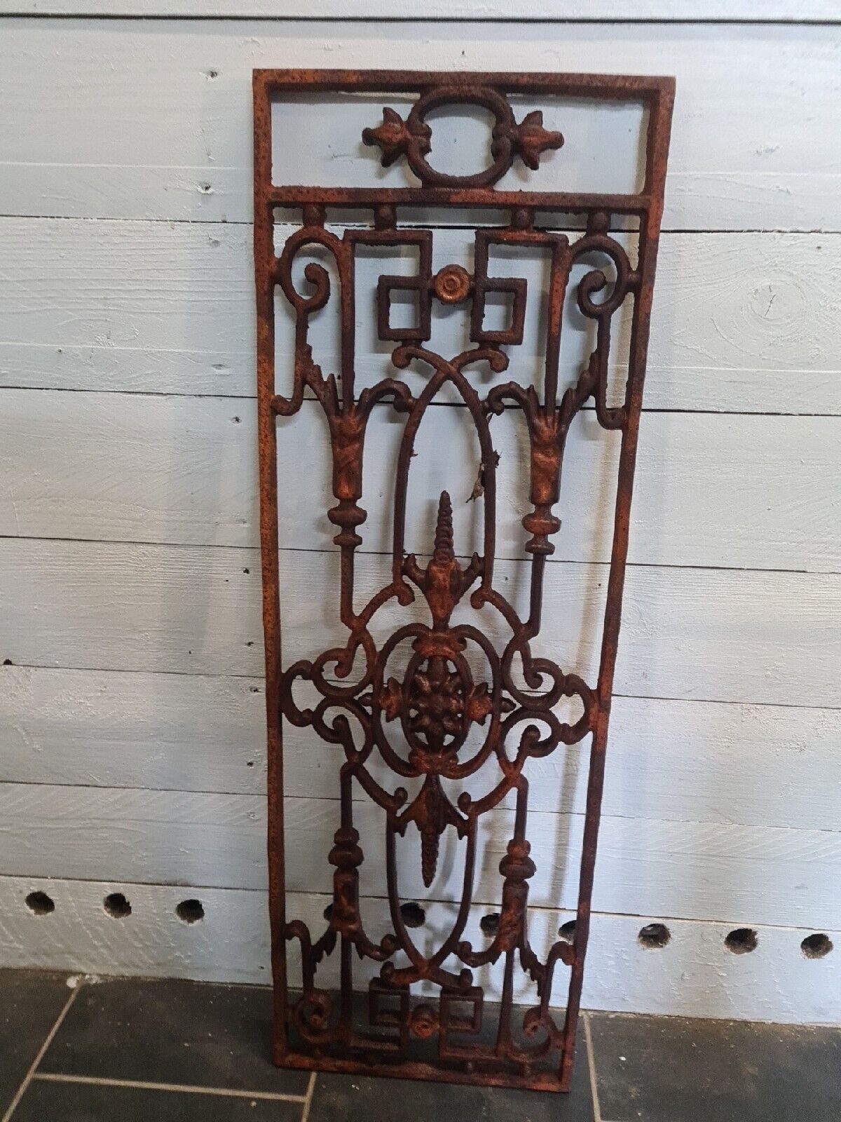 Cast iron door grille