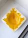 Verceram yellow leaf butter dish