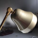Lampe d'architecte bag turgi articulé en métal doré année 60