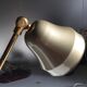 Architect Lamp Bag Turgi/Articulated Arm in Gold Metal/Design Indus Year 60