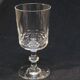 8 antique baccarat crystal wine glasses cut engraved 10742