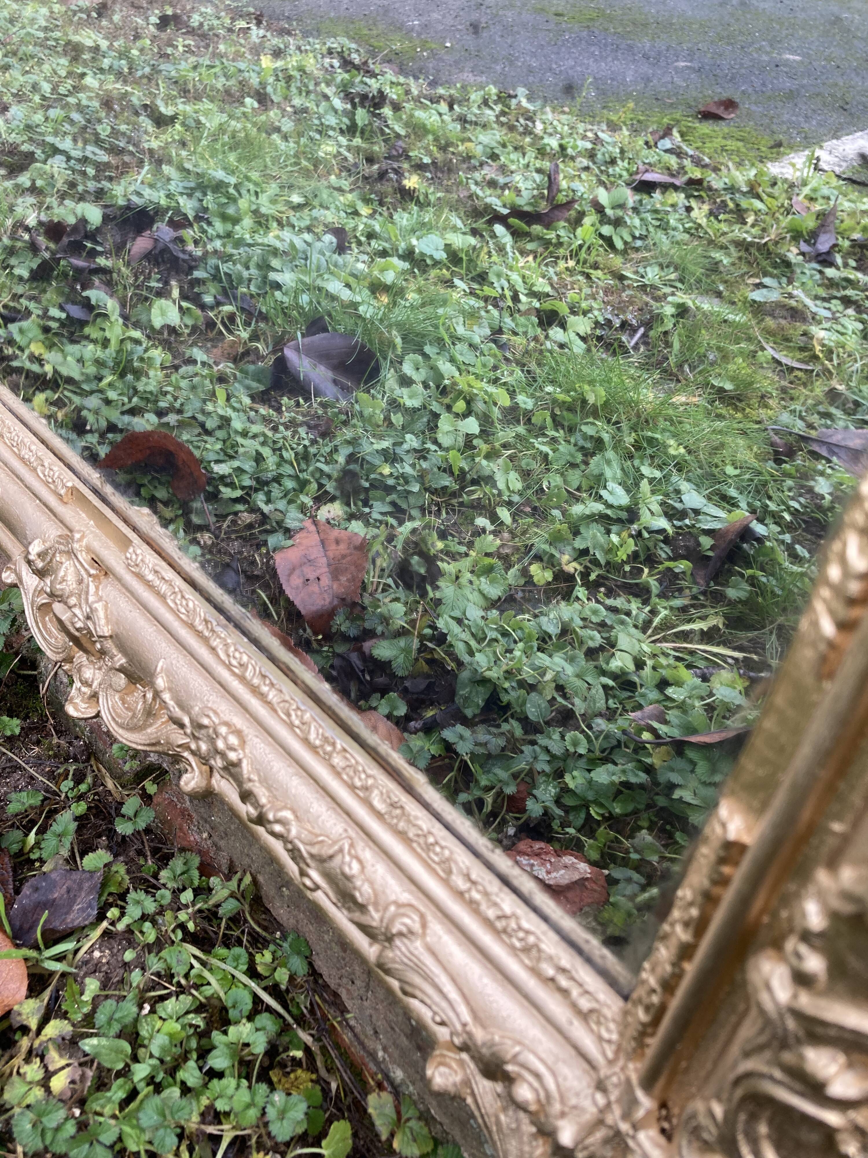 Old mirror Louis XV style 86x69cm