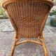 Vintage woven rattan armchair – bohemian charm – vintage – 70s – 80s