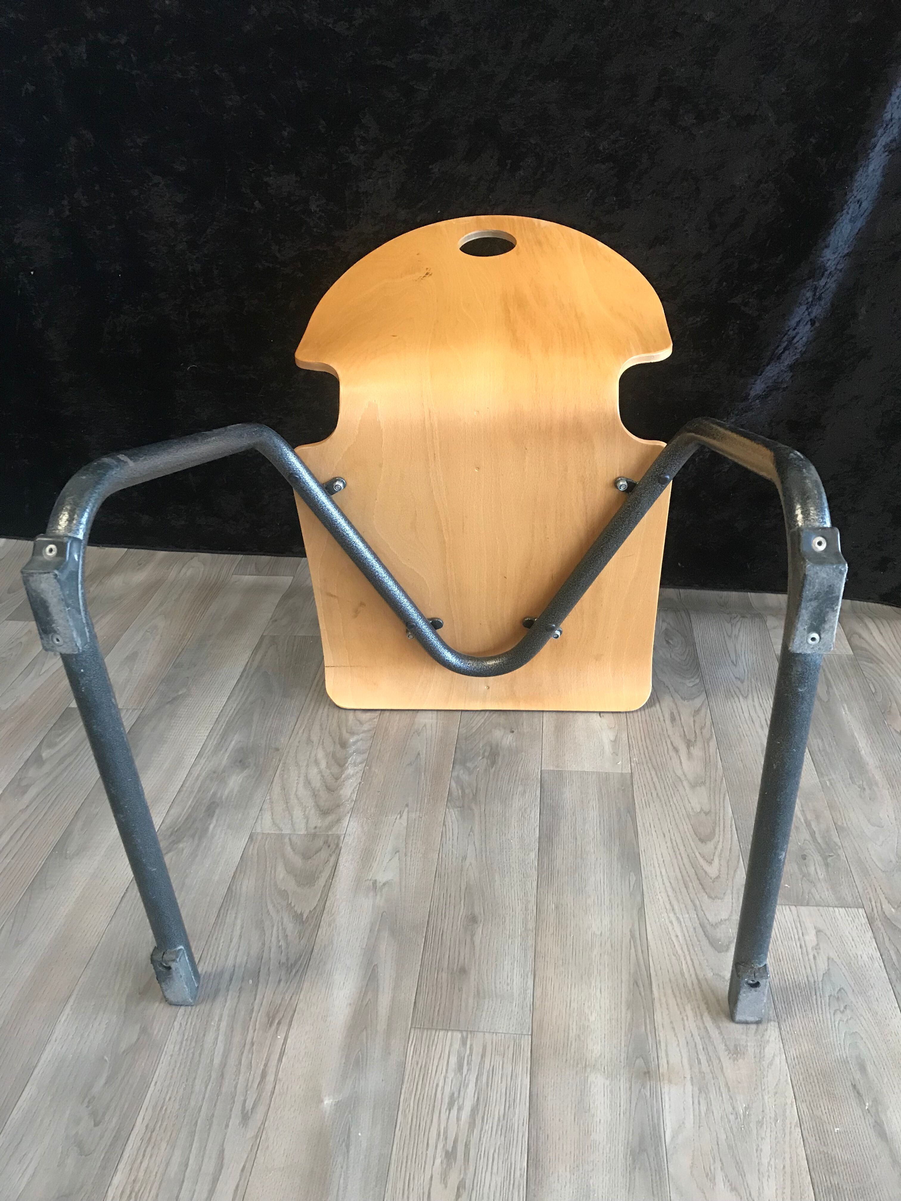 Chair glulam-glued sledge