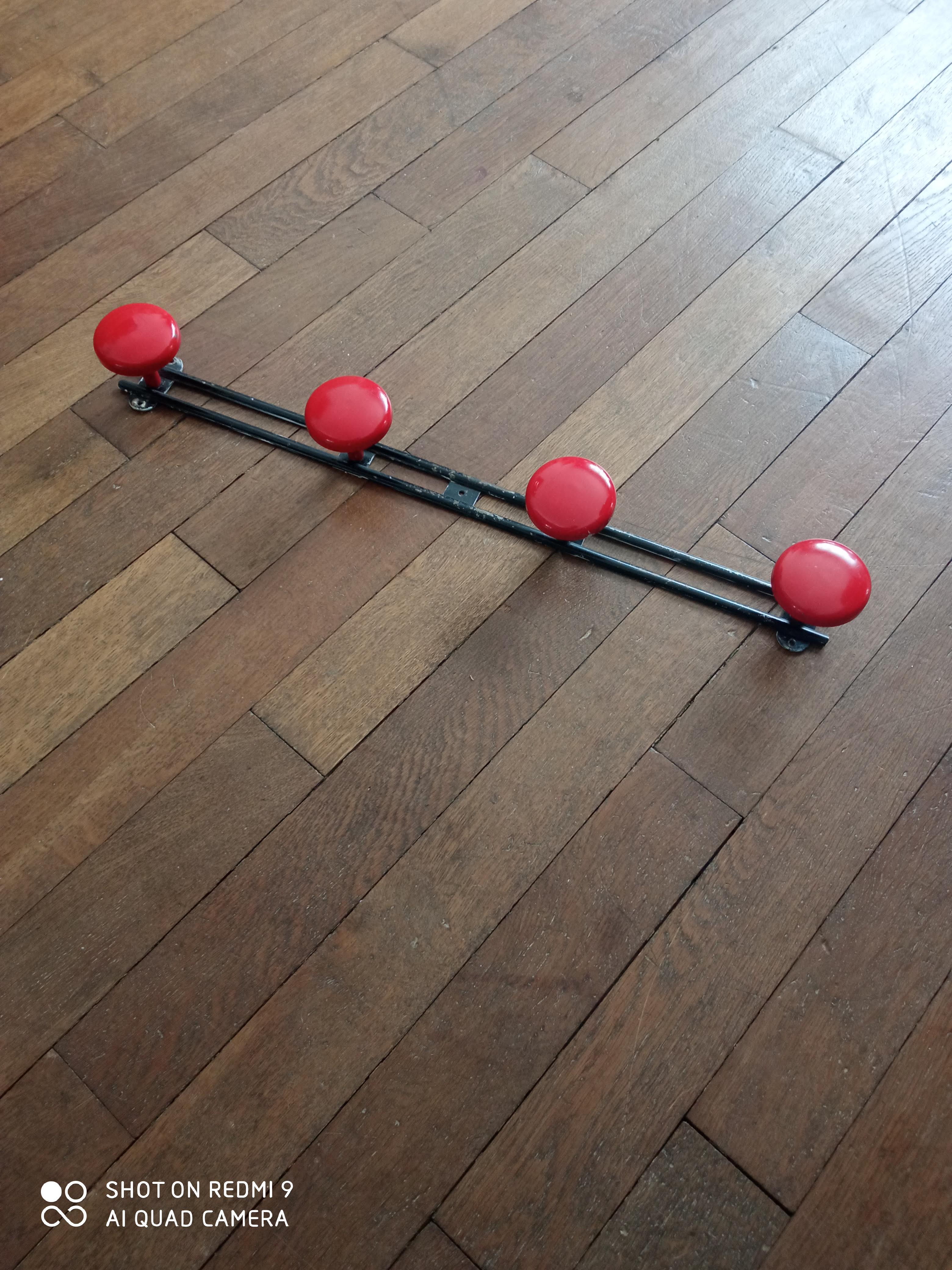 Vintage patère 1950 in metal