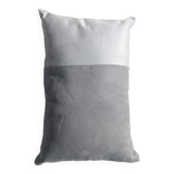 white/gray cushion
