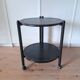 Desserte danoise pliable 2 plateaux 1980s