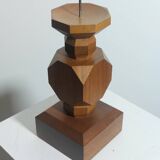 Vintage geometric candlestick from the 1950s.