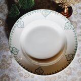 6 mismatched earthenware soup plates lot 7