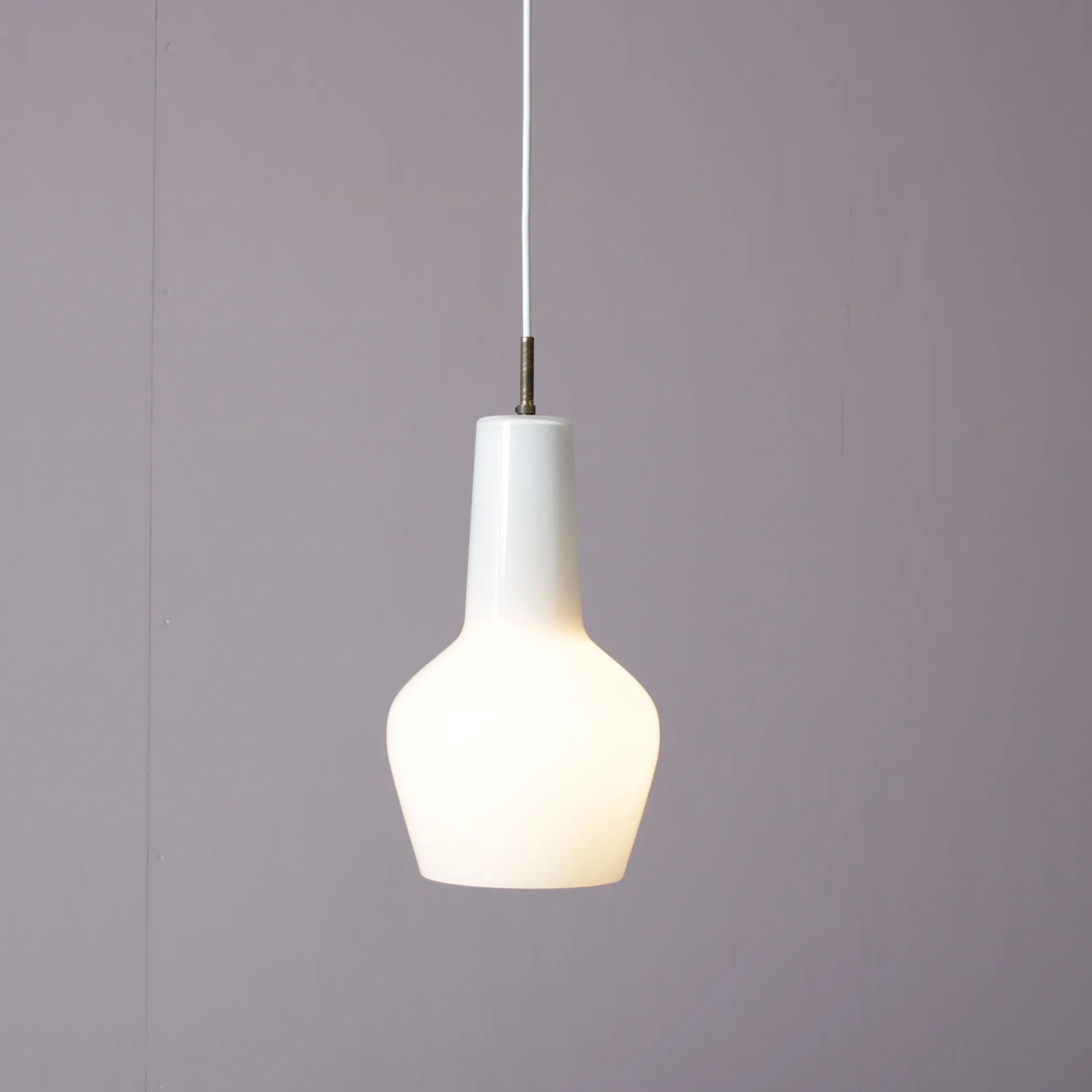 1950s Massimo Vignelli hanging lamp for Venini, Italy