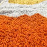 Unique Moroccan rug in natural wool 3x2 m