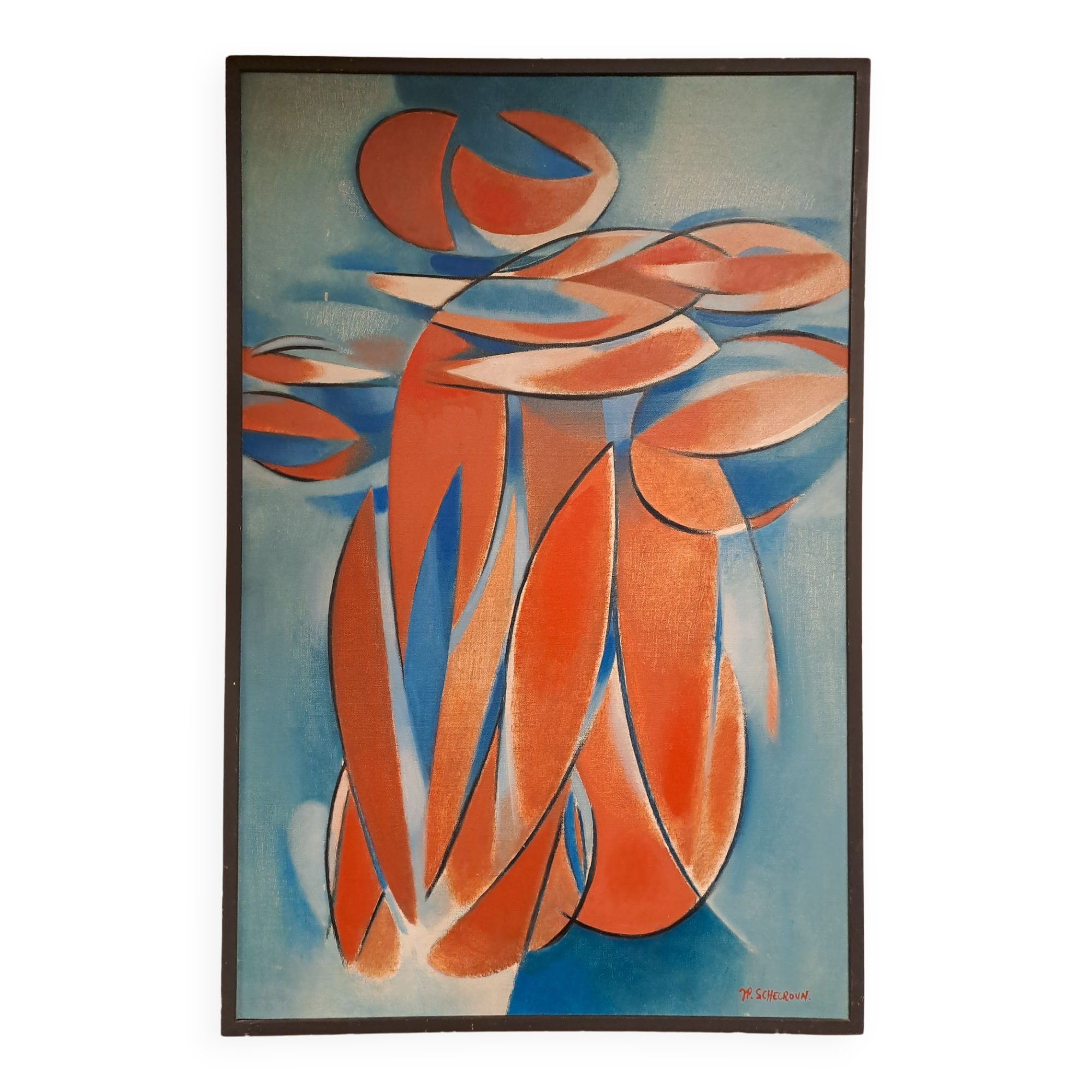 Abstract composition by Jean-Pierre Schecroun