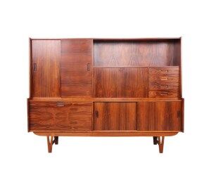 Vintage Dutch design sideboard with asymmetrical layout, 1960s