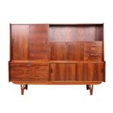 Vintage Dutch design sideboard with asymmetrical layout, 1960s