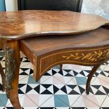 Marquetry table style louis XV