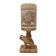 Vintage alabaster table lamp with elephant 1960s