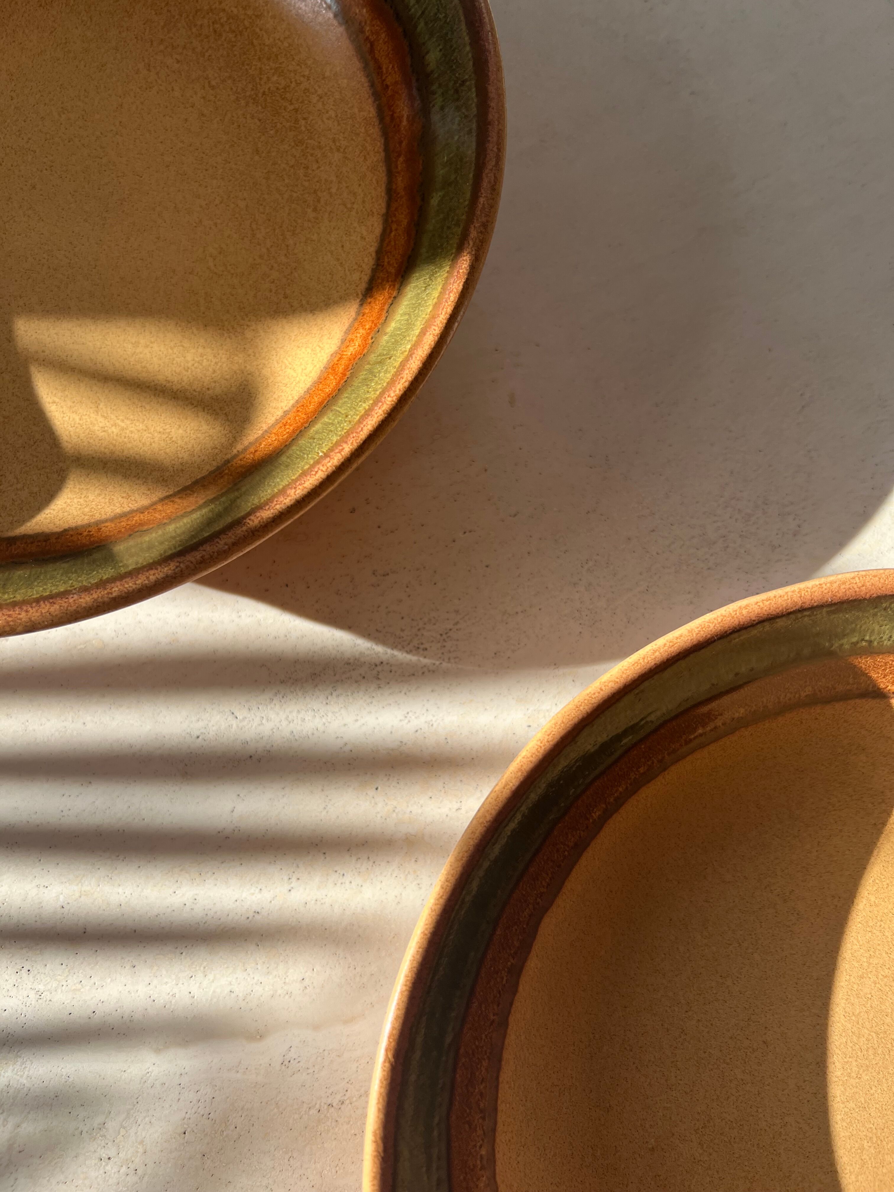 Assiettes creuses des ateliers d'art Badonviller