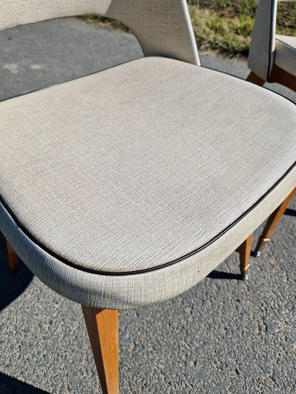 Set of 2 barrel chairs from the 60s