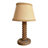 Charles Dudouyt style wooden lamp