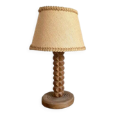 Lampe en bois façon Charles Dudouyt