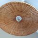 Vintage wicker hanging lamp