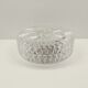 Round ceiling lamp in glass patterns in relief – diameter 26 cm